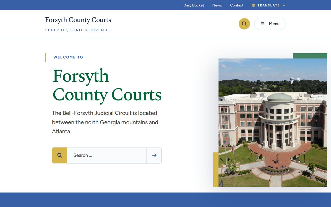 Forsyth County court docket Bell-Forsyth Courts home